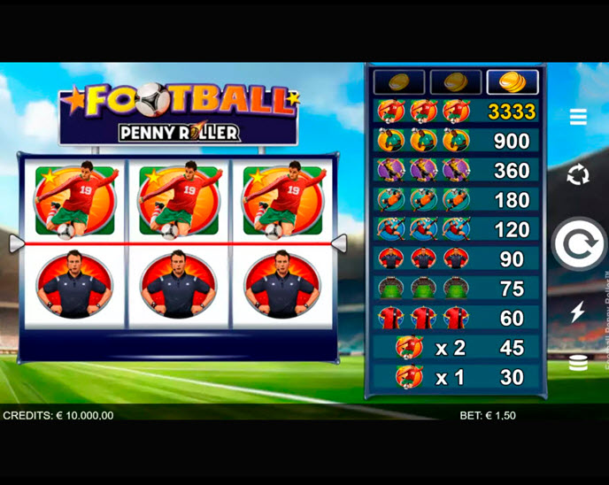 Football Penny Roller