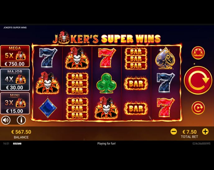 Joker's Super Wins