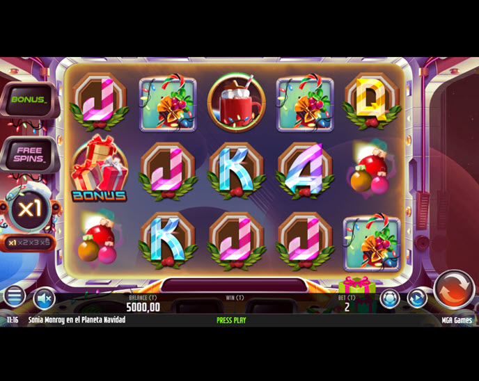 Sonia Monroy en el Planeta Navidad