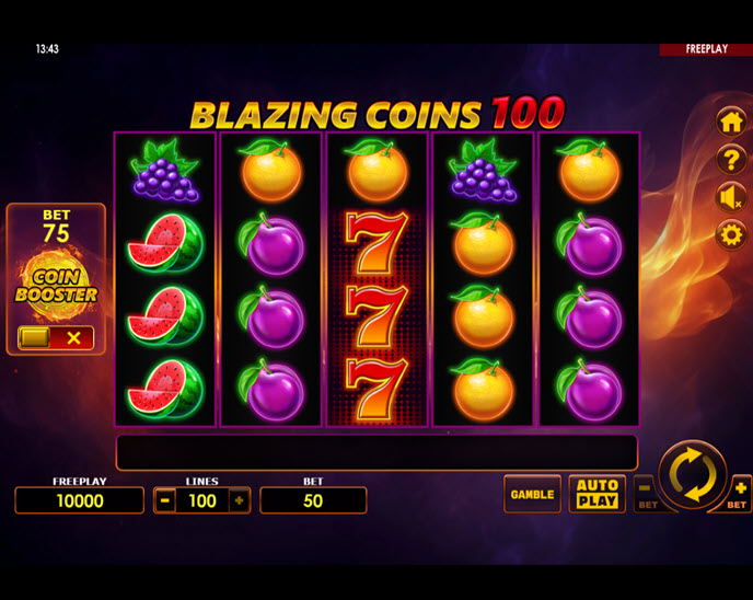 Blazing Coins 100
