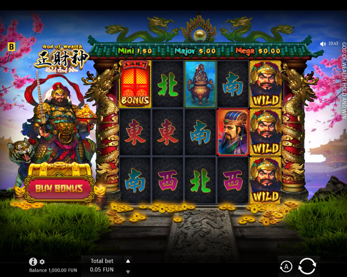 God of Wealth Hold And Win