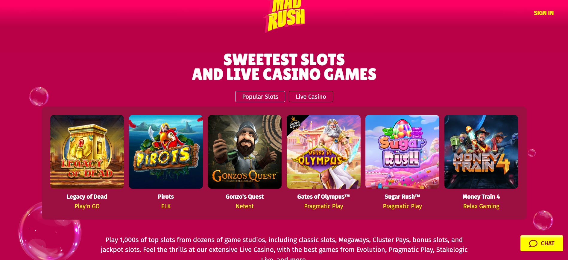 Mad Rush Casino