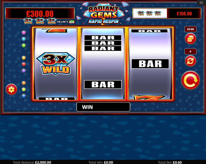 Radiant Gems Rapid Respin