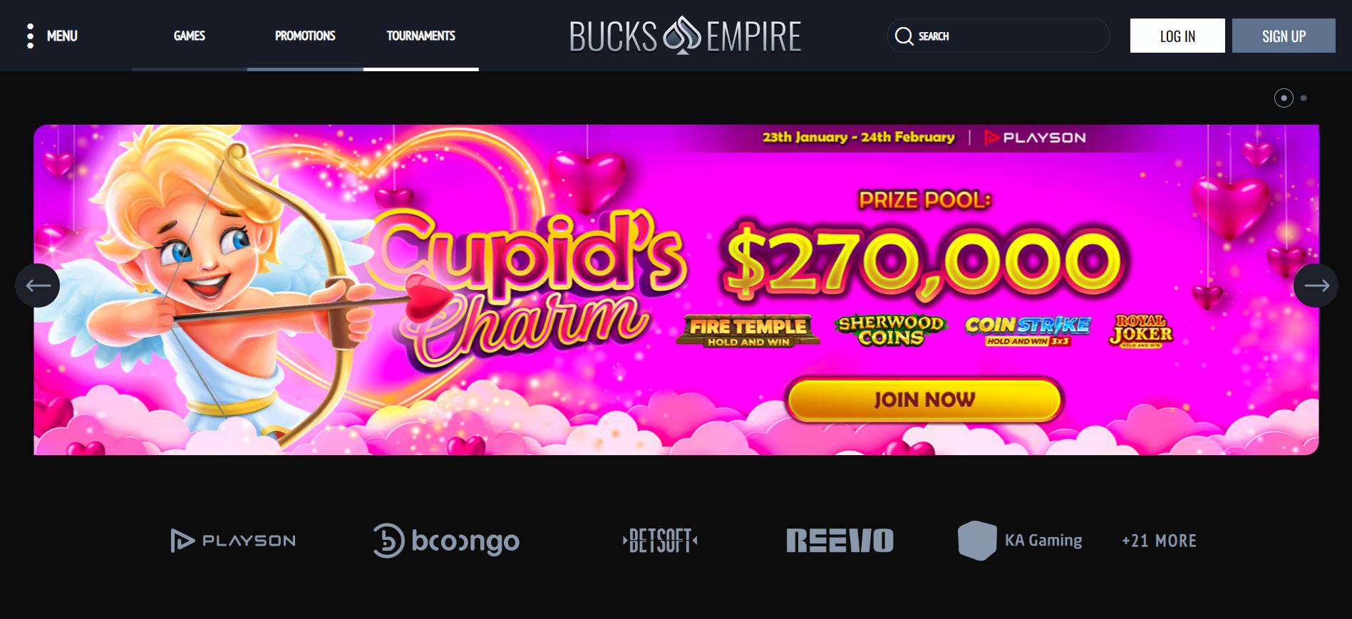 Bucks Empire Casino