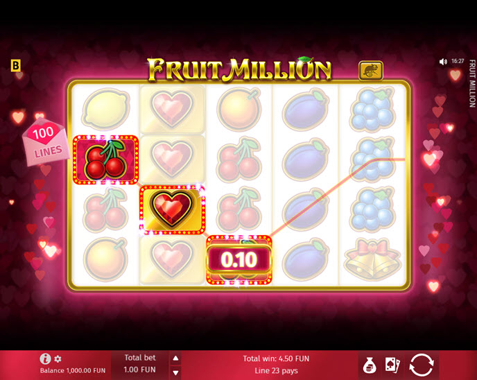 Fruit Million Valentine's Edition