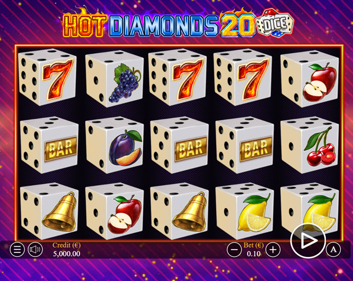 Hot Diamonds 20 Dice