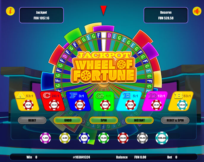 Jackpot Wheel of Fortune