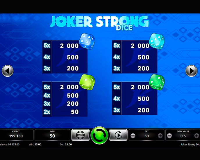 Joker Strong Dice