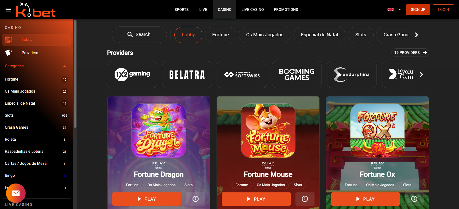 KbetSports Casino