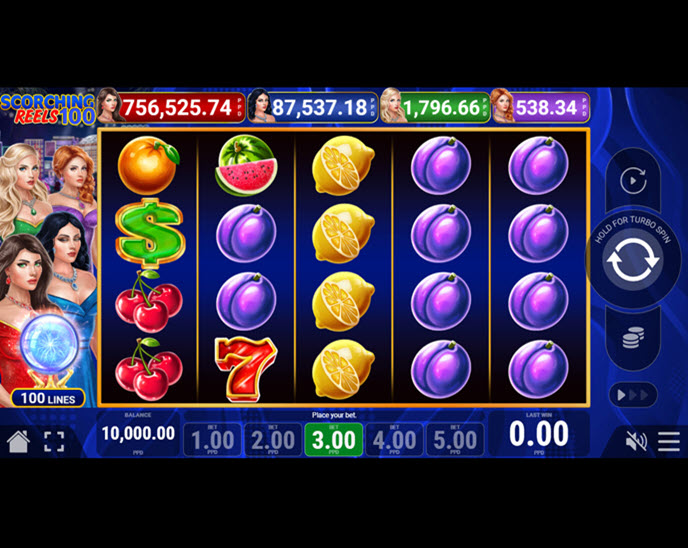 Scorching Reels 100