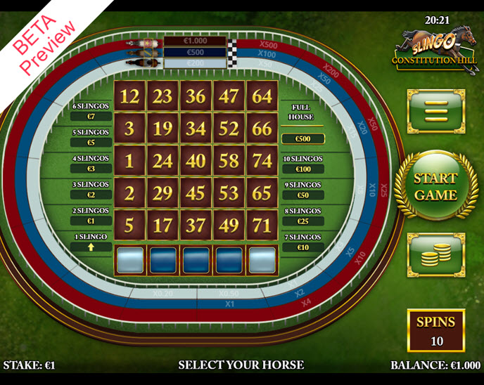 Slingo Constitution Hill