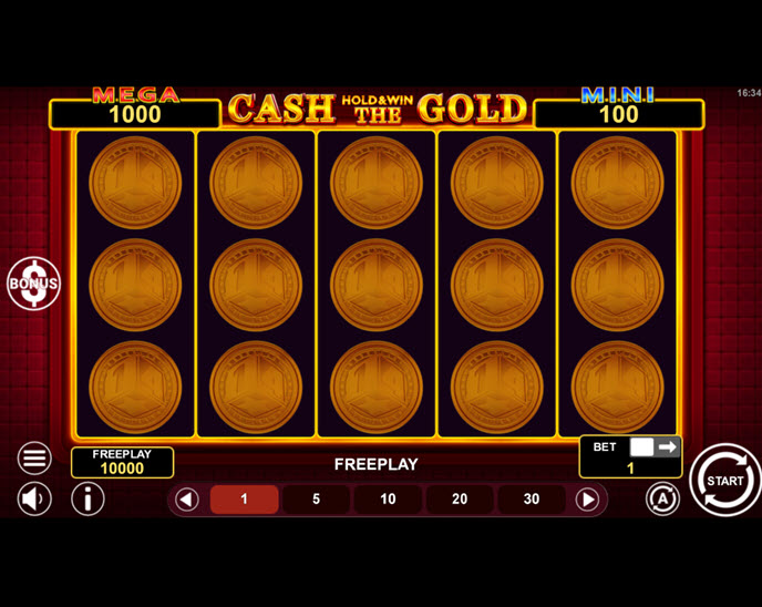 Cash The Gold Hold & Win
