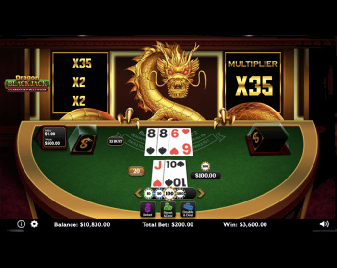 Dragon Blackjack - Guaranteed Multiplier