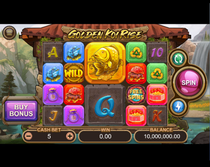 Golden Koi Rise