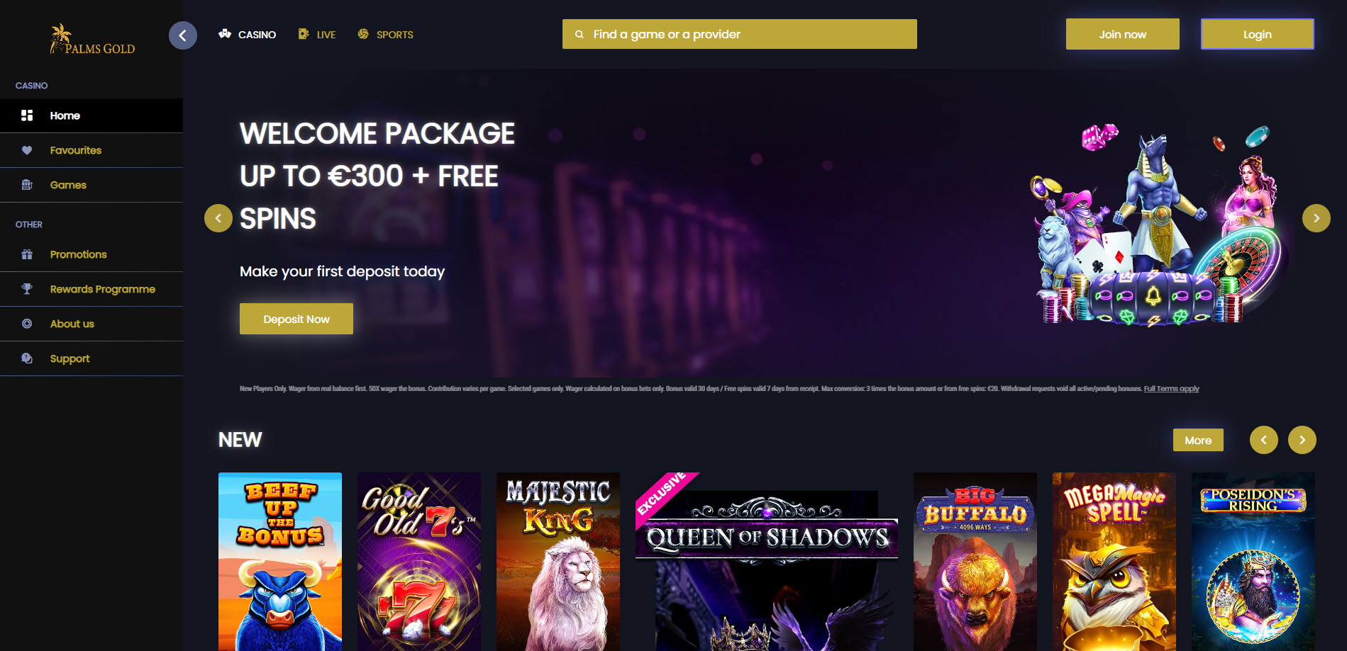 PalmsGold Casino