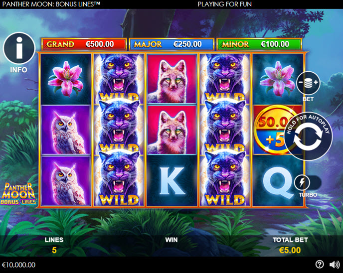 Panther Moon: Bonus Lines