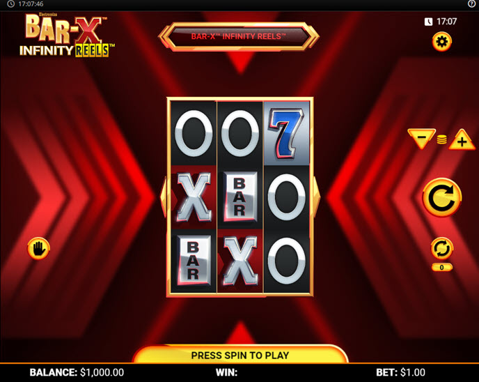 Bar-X Infinity Reels