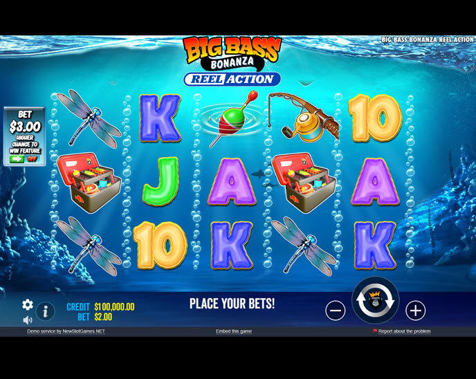 Big Bass Bonanza Reel Action