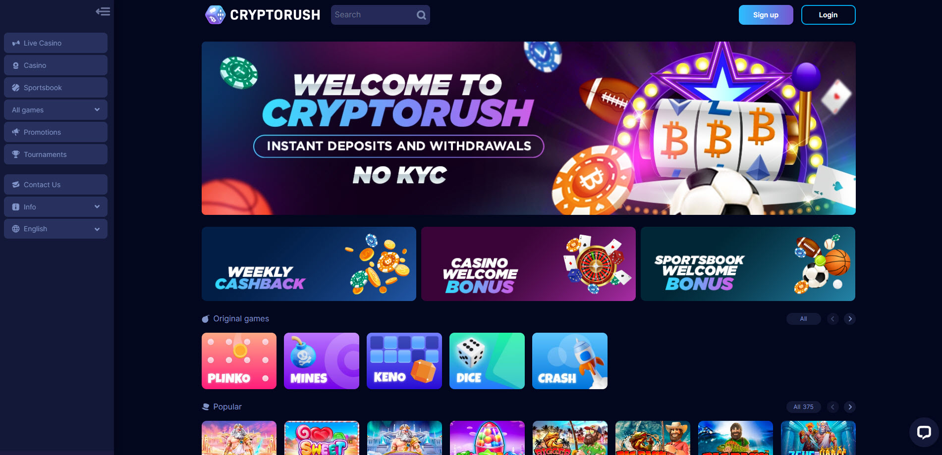 CryptoRush Casino