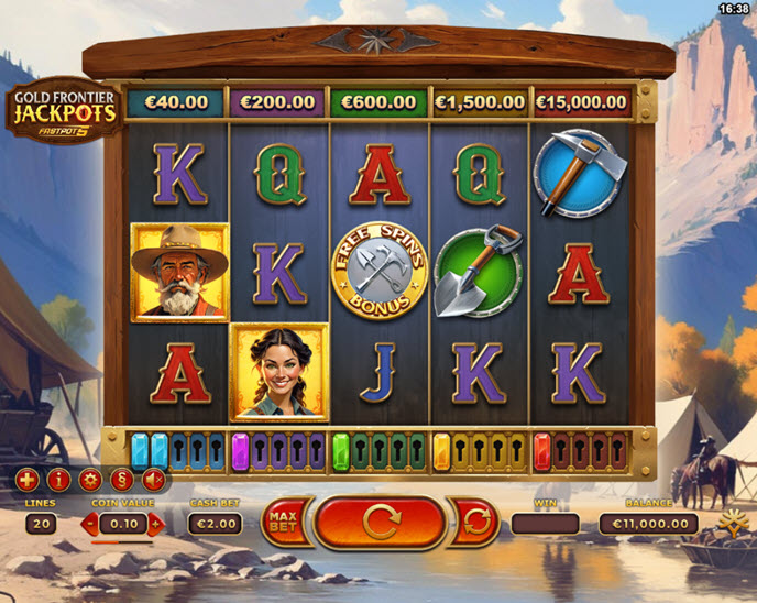 Gold Frontier Jackpots FastPot5