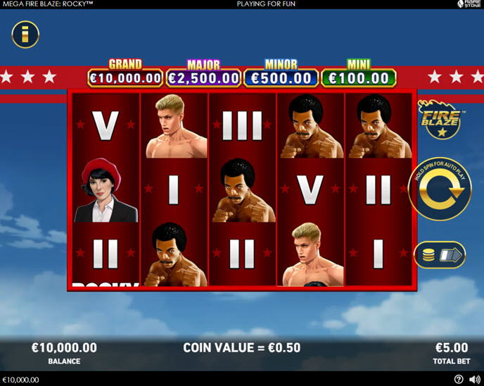 Mega Fire Blaze: Rocky