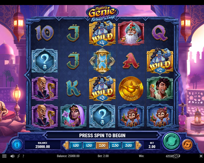 Mystery Genie Fortunes of the Lamp