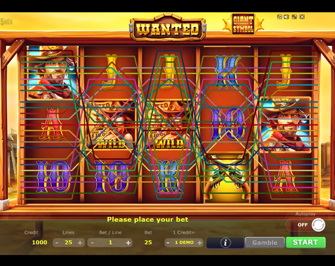 Wanted (Five Men Games)