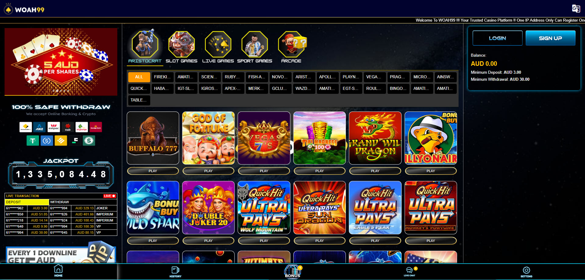 WOAH99 Casino