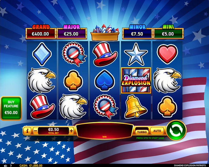 Diamond Explosion Patriots