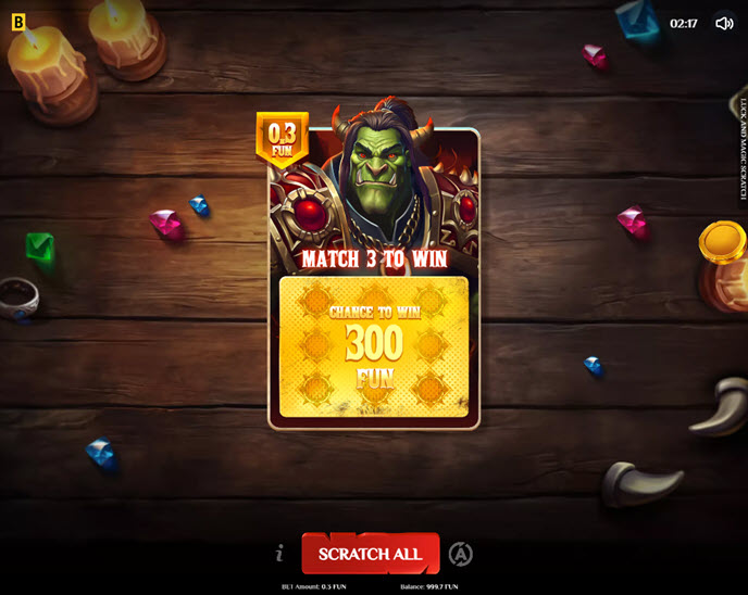 Luck & Magic Scratch