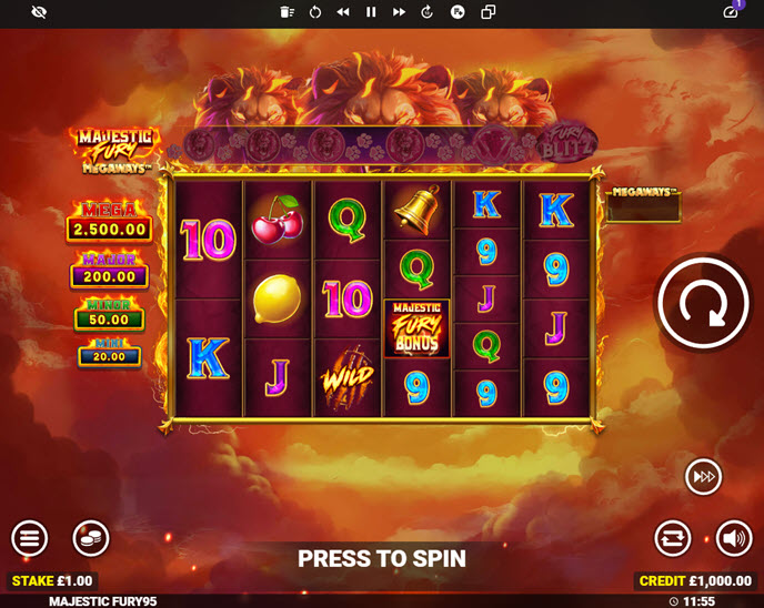 Majestic Fury Megaways