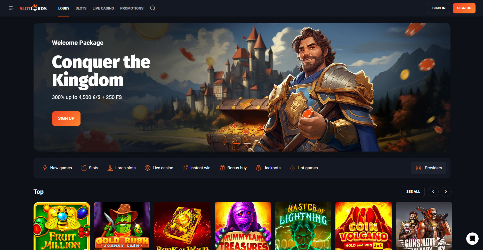 SlotLords Casino