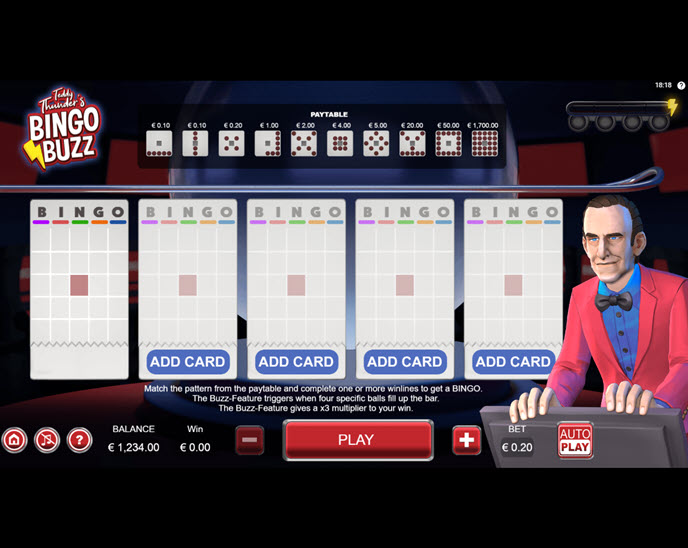 Teddy Thunder's Bingo Buzz