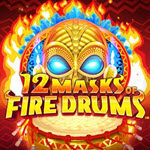 12 Masks of Fire Drums