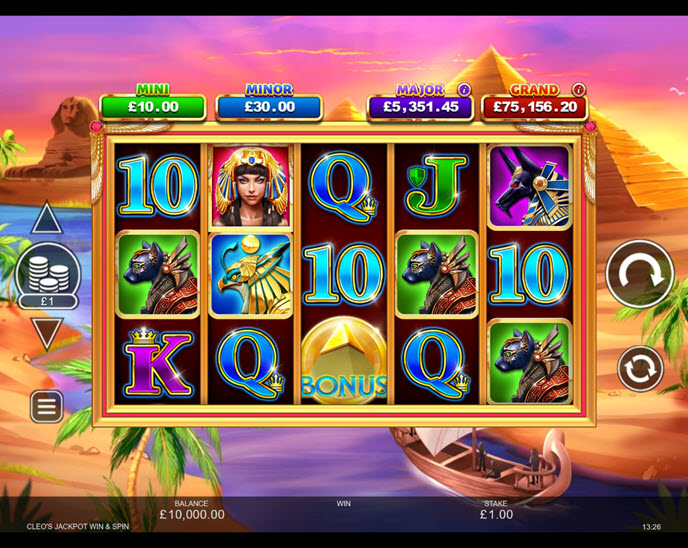 Cleo's Jackpot Win & Spin