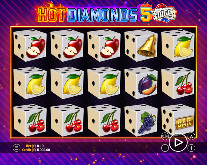 Hot Diamonds 5 Dice