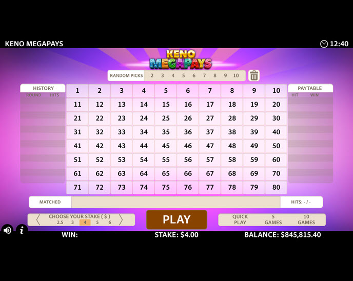 Keno Megapays