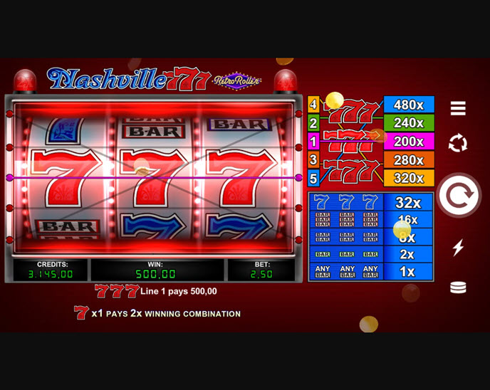 Nashville 777 Retro Roller