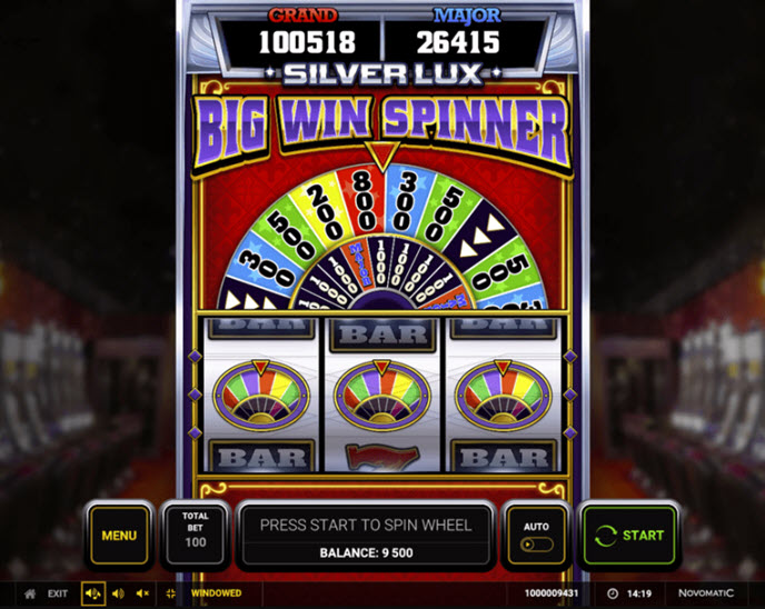 Silver Lux – Big Win Spinner