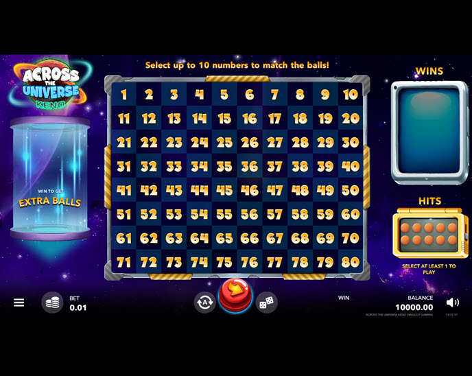 Across The Universe Keno