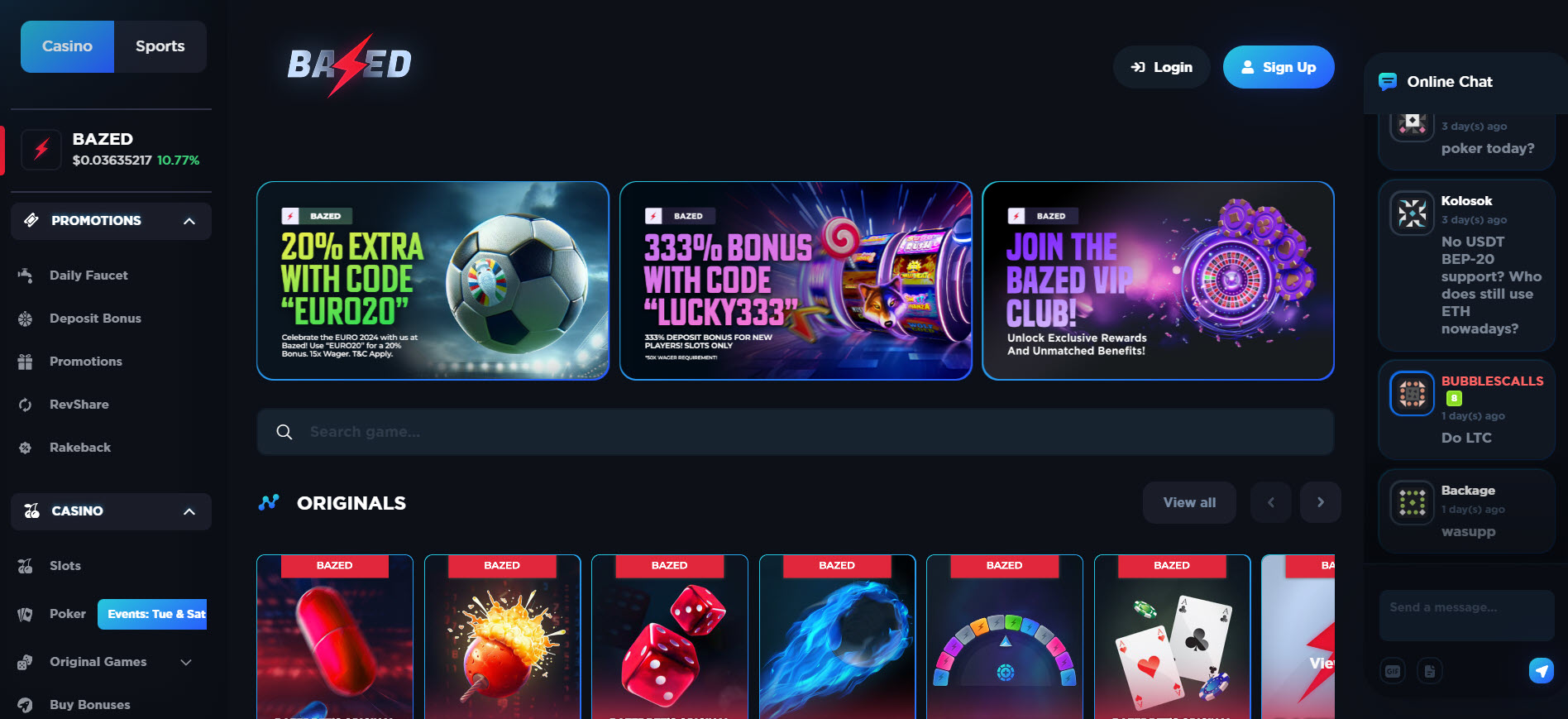Bazedbet Casino