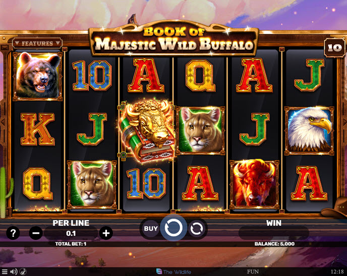 Book of Majestic Wild Buffalo