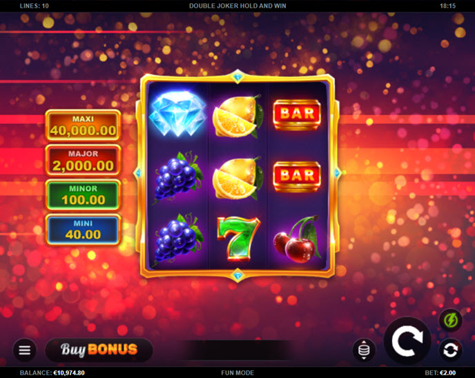 Double Joker Hold and Win