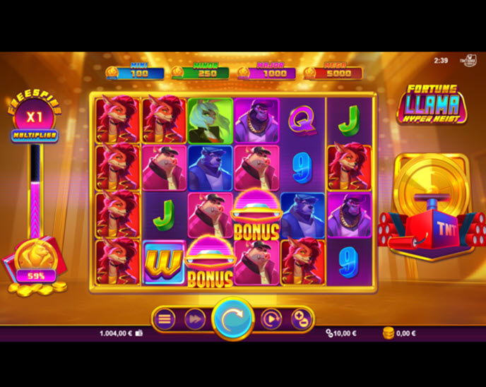 Fortune Llama Hyper Heist