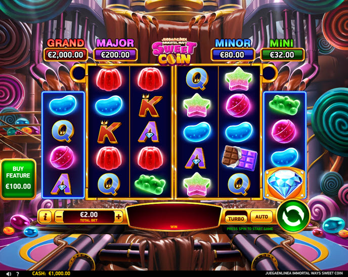 JuegaenLinea Immortal Ways Sweet Coin