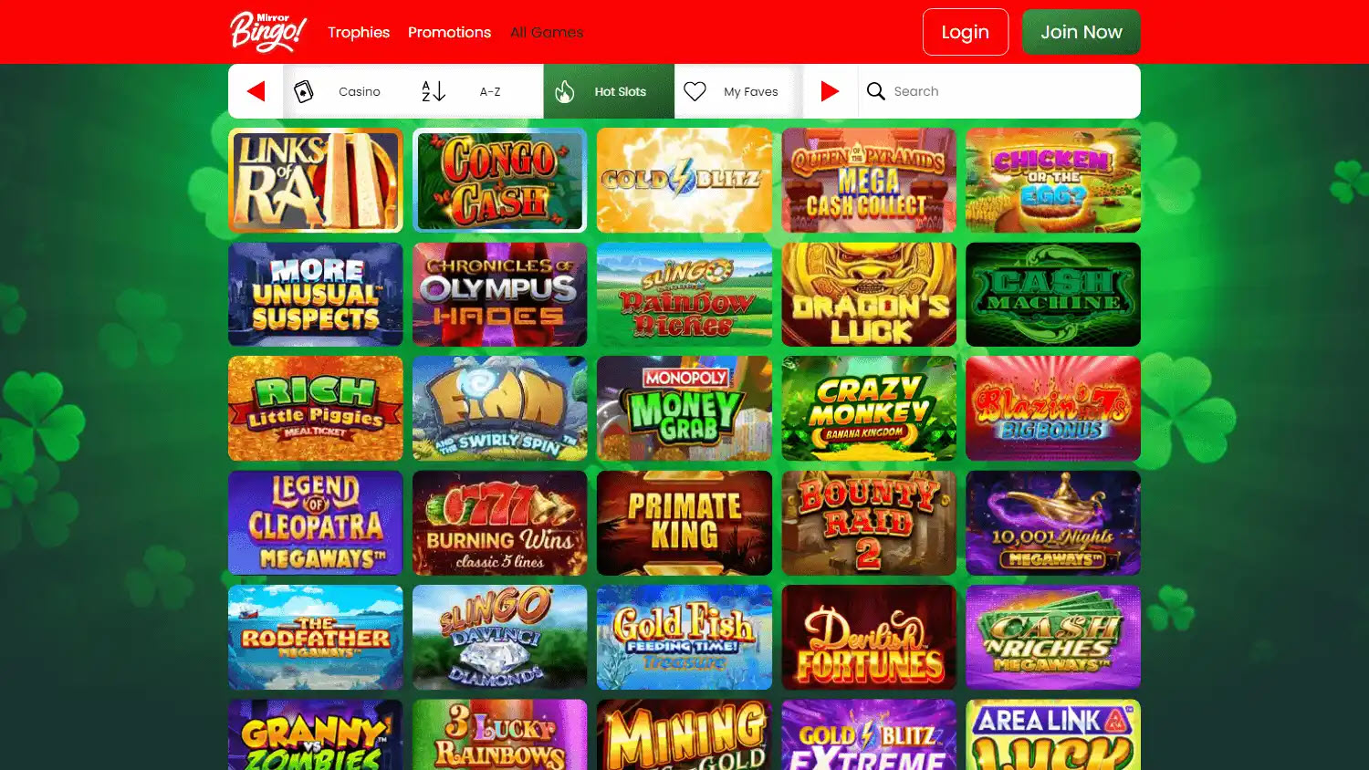 Mirror Bingo Casino