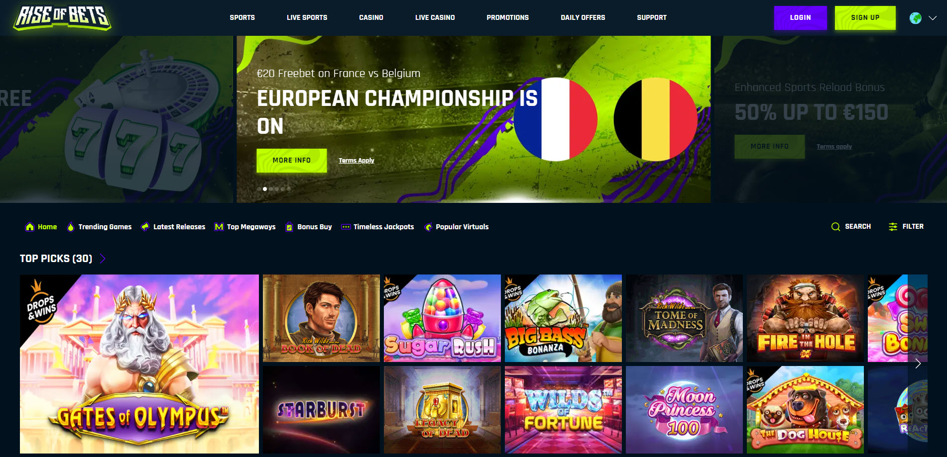 Rise Of Bets Casino