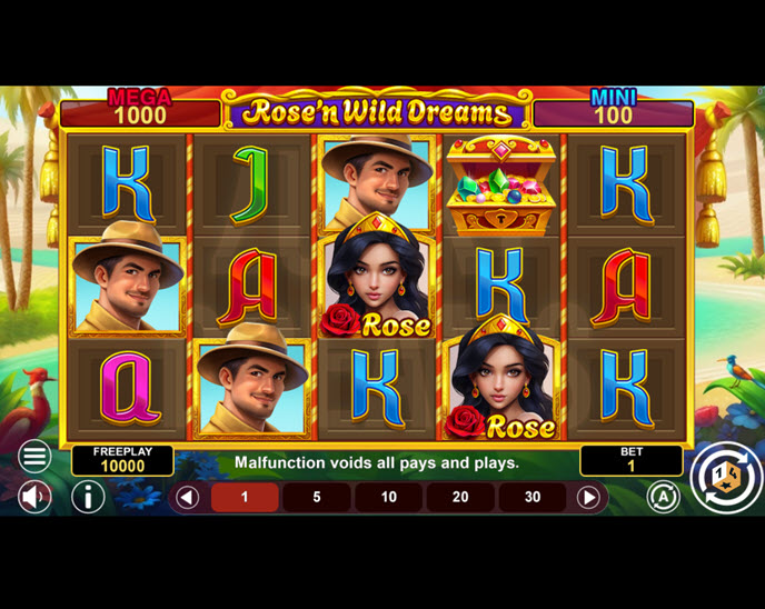 Rose'n Wild Dreams Hold & Win