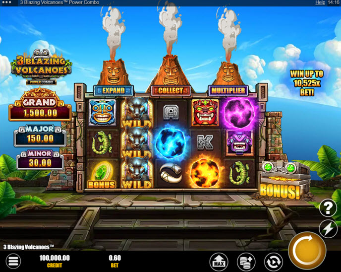 3 Blazing Volcanoes Power Combo