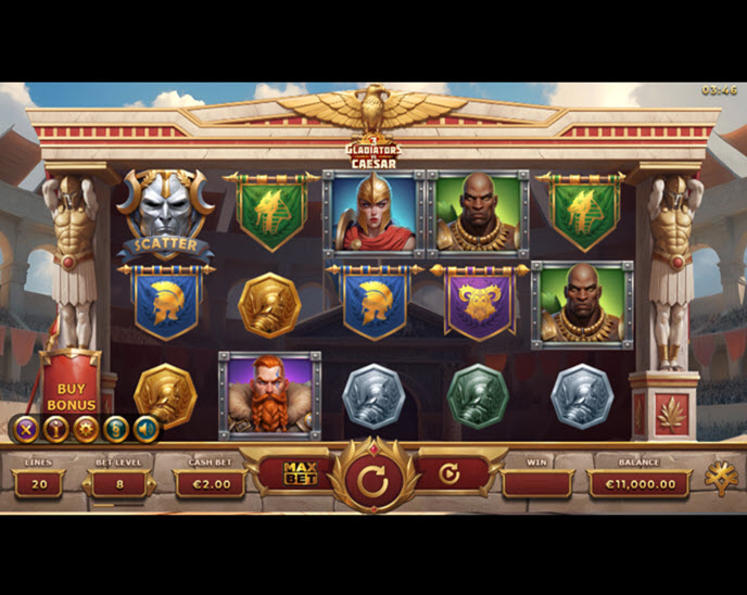 3 Gladiators vs Caesar